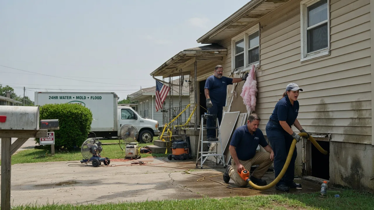 Water Damage Repair in Woodson, AR near me